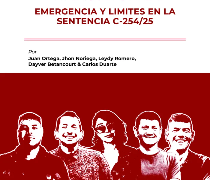 EMERGENCIA Y LIMITES EN LA SENTENCIA C-254/25