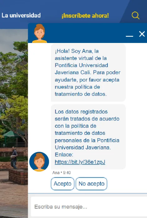 Chatbot Ana Chatbot Ana