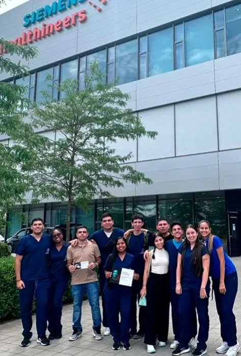 Estudiantes de Ingeniería Biomédica visitaron la casa matriz de Siemens Healthineers en Alemania